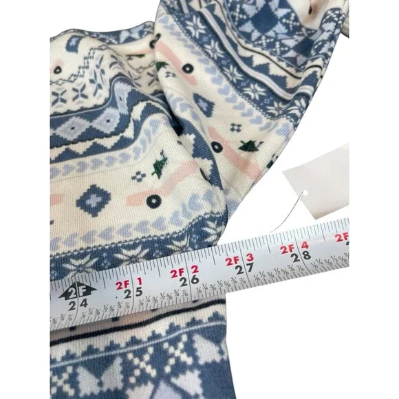 NWT LC Lauren Conrad Soft Cozy Winter Pajama Set 2X Jogger Pants Long Sleeve - Picture 13 of 16